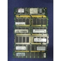 Lot of 6 PC133 256MB, 128MB DDR RAM (Untested)